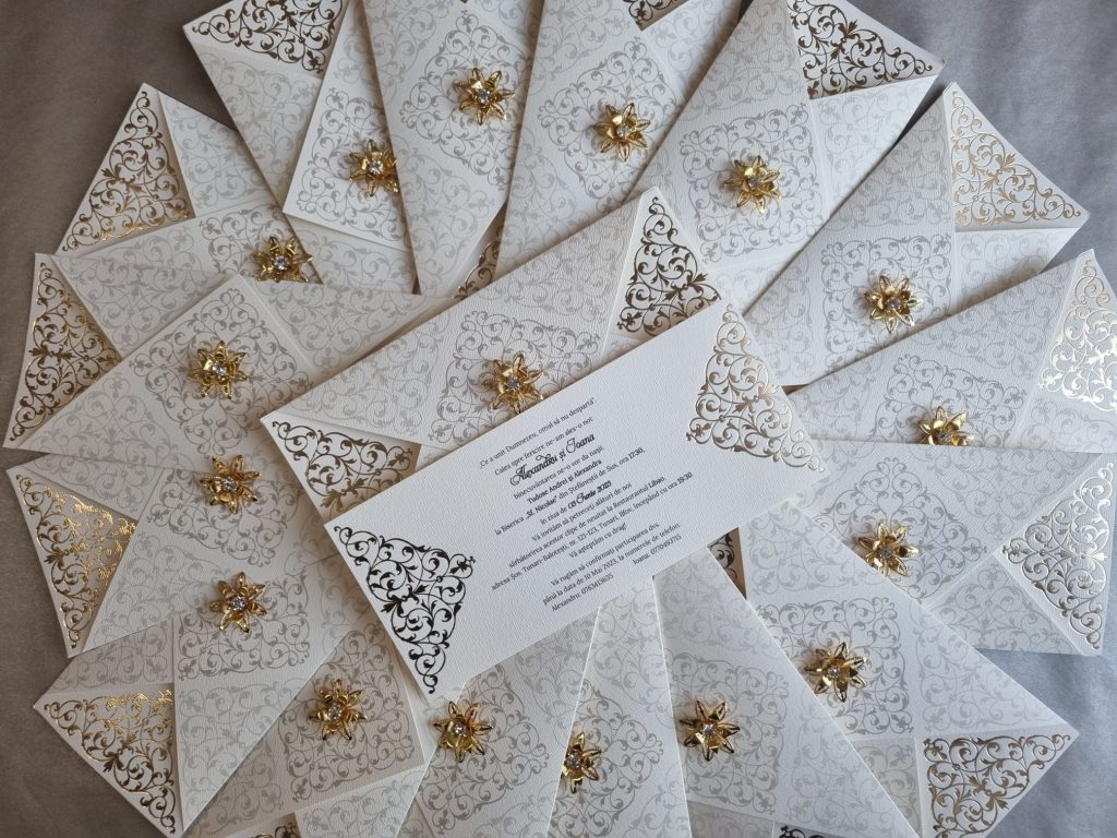 Invitatii de nunta elegante si personalizate pentru evenimentul vietii tale
