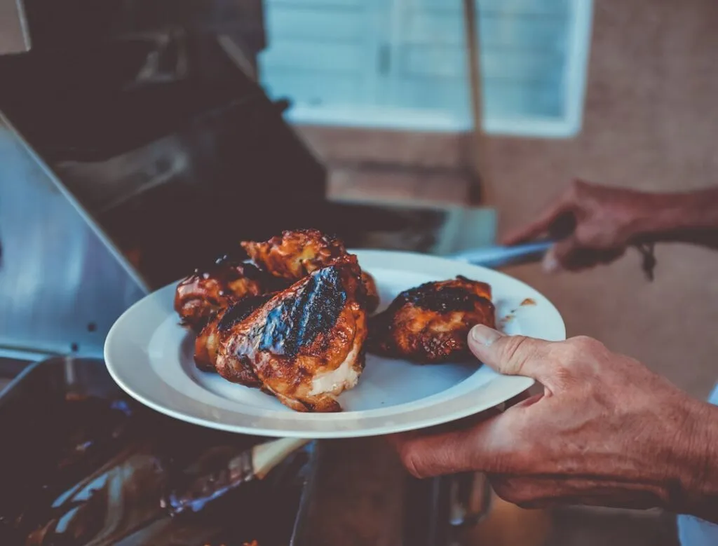 Photo Grilled kebabs