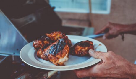 Photo Grilled kebabs