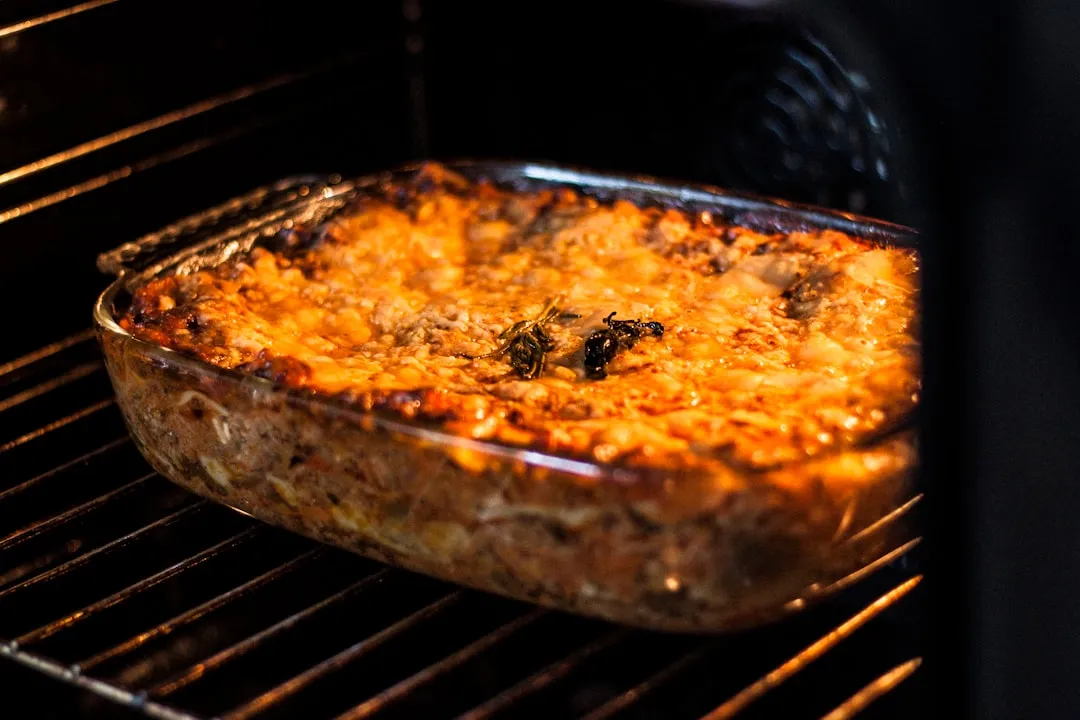 Photo Vegetarian lasagna