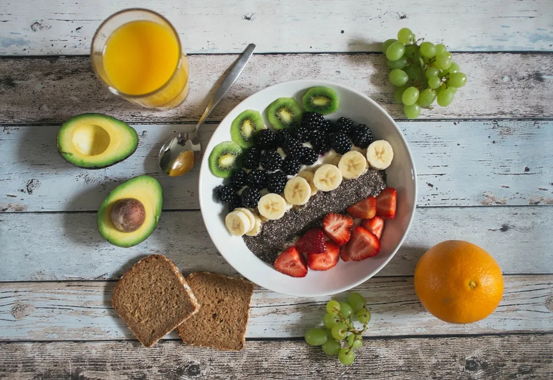 Photo Heart-healthy plate