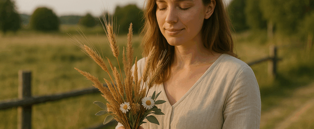 Cum se integrează spicele de grâu într-un buchet de flori simbolic