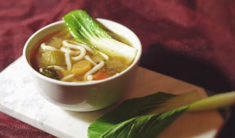 Photo chicken vegetable soup