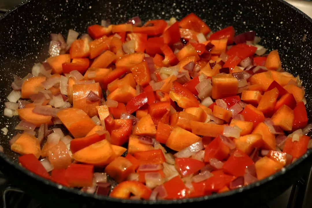 Photo marinate vegetables