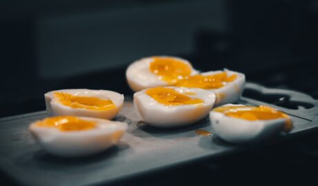 Photo poached eggs