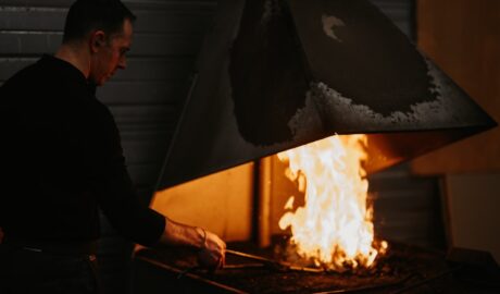Photo grill uniform cooking