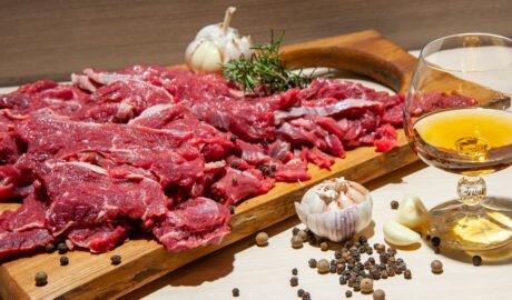 Photo cooking meat
