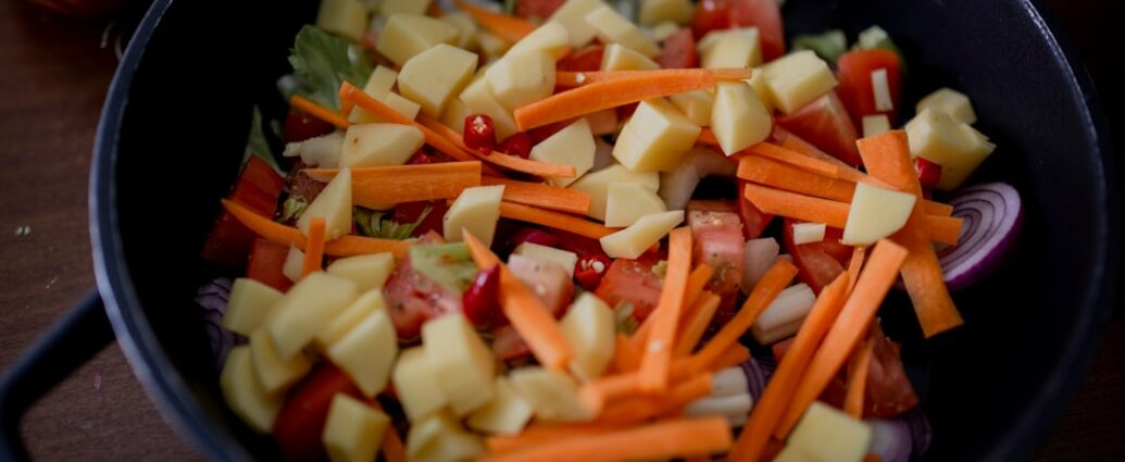 Photo cooking vegetables