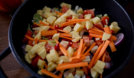 Photo cooking vegetables