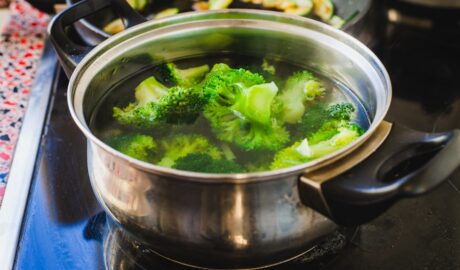 Photo steamed vegetables
