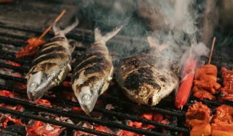 Photo grilled fish