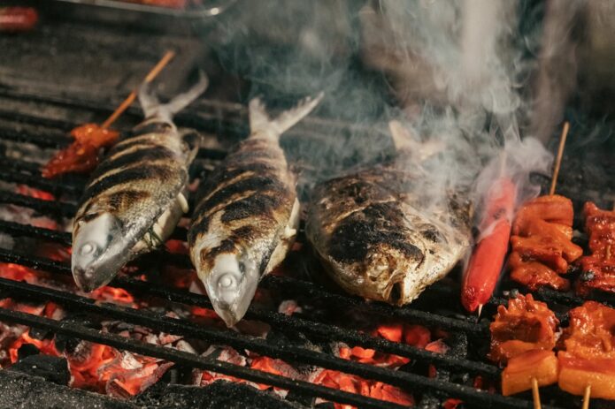 Photo grilled fish
