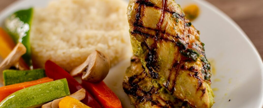 Photo grilled chicken breast