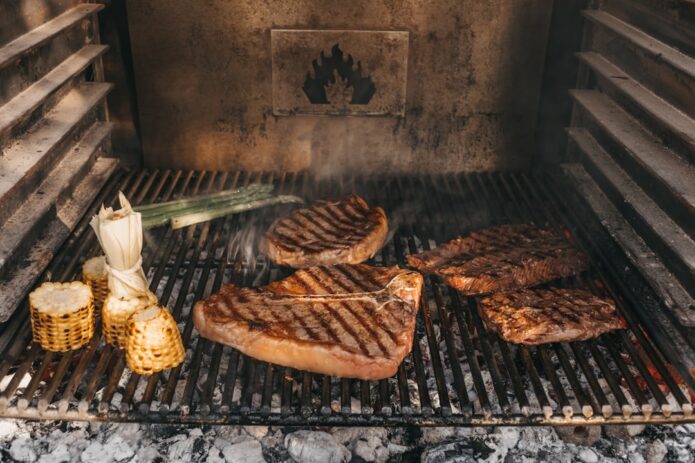 Photo grilled corn