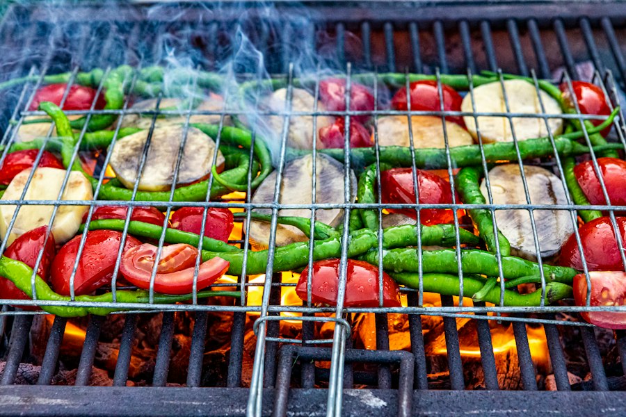 Photo grilled vegetables