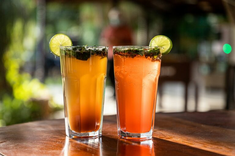 Photo grill drinks