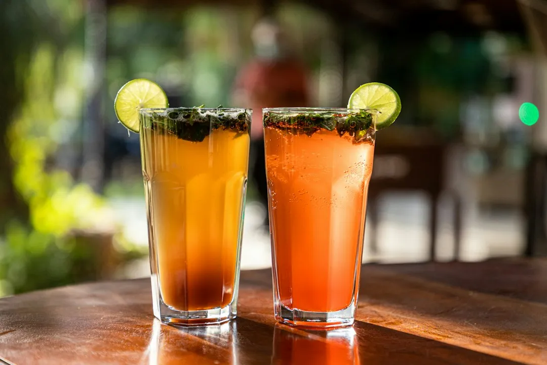 Photo grill drinks