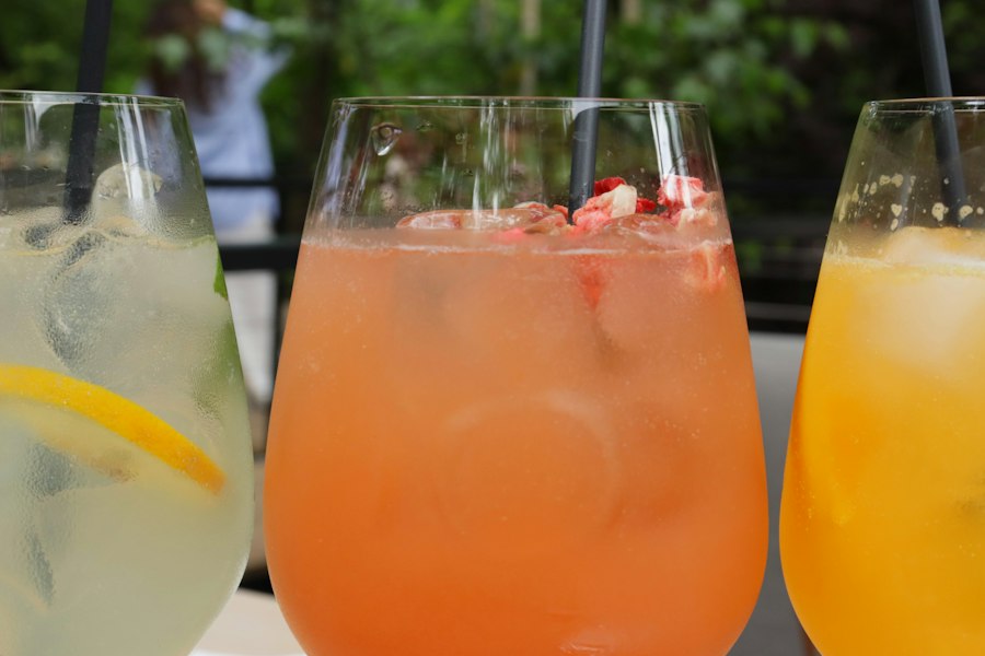 Photo grill drinks