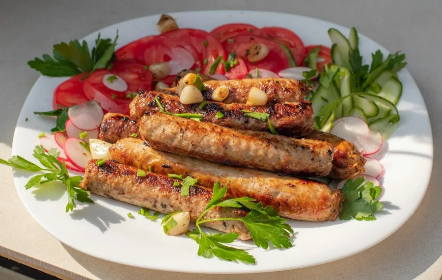 Photo homemade mici and sausages mistakes